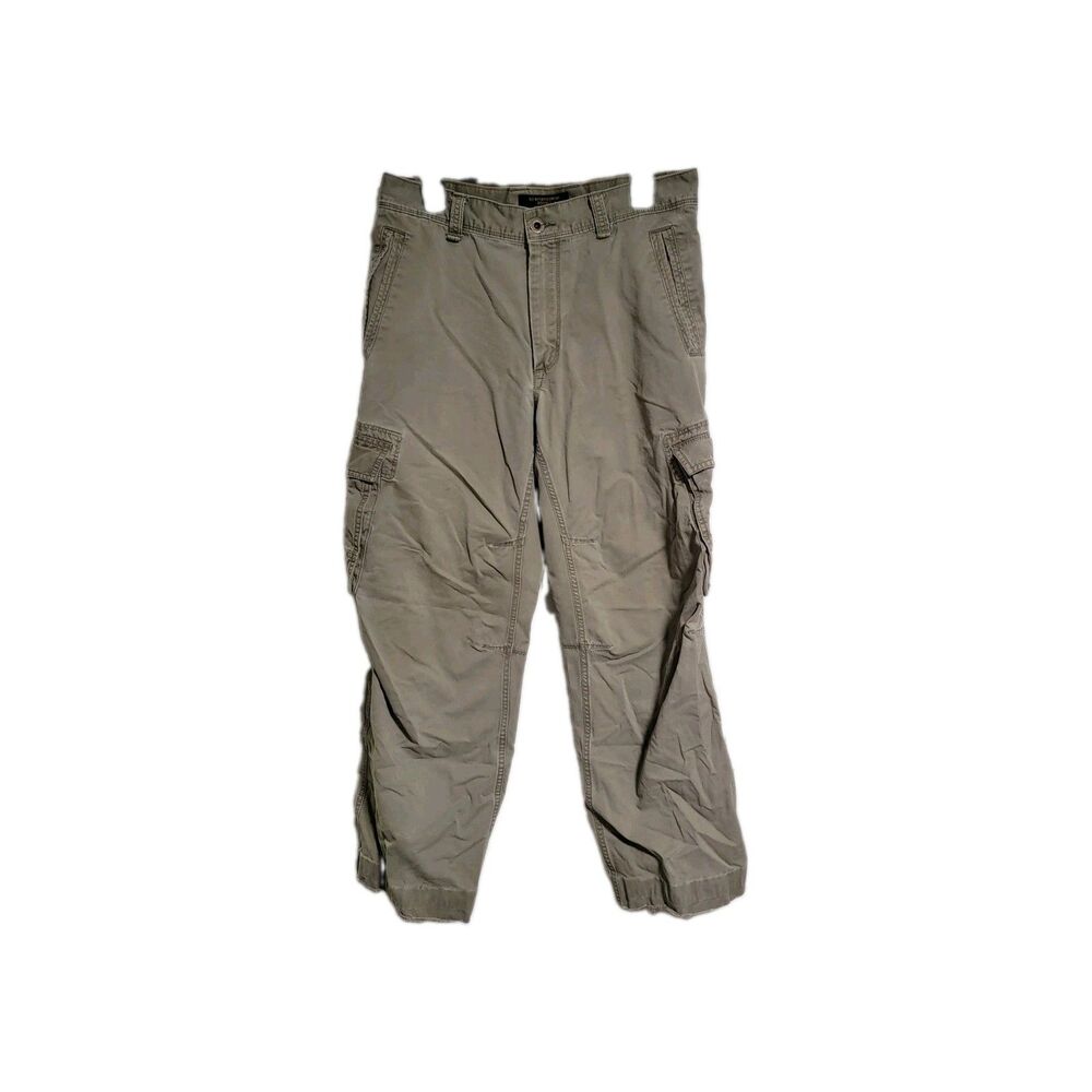 VTG Old Navy Pants Mens 33x32 Olive Green Surplus Company Military Cargo Pockets